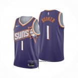 Camiseta Phoenix Suns Devin Booker NO 1 Icon 2024-25 Violeta