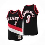 Camiseta Portland Trail Blazers Damon Stoudamire #3 Hardwood Classics Throwback Negro