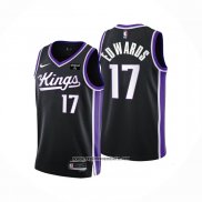 Camiseta Sacramento Kings Kessler Edwards #17 Icon 2023-24 Negro