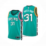 Camiseta San Antonio Spurs Keita Bates-Diop #31 Ciudad 2022-23 Verde