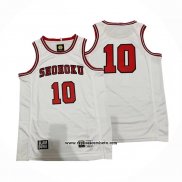 Camiseta Shohoku Sakuragi #10 Blanco