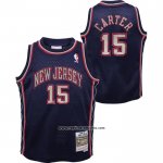 Camiseta Toronto Raptors Vince Carter NO 15 Mitchell & Ness 2006-07 Azul