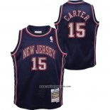 Camiseta Toronto Raptors Vince Carter NO 15 Mitchell & Ness 2006-07 Azul