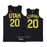 Camiseta Utah Jazz Udoka Azubuike #20 Statement 2022-23 Negro