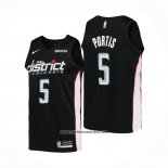 Camiseta Washington Wizards Bobby Portis #5 Ciudad 2018-19 Negro