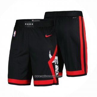 Pantalone Chicago Bulls Ciudad 2023-24 Negro