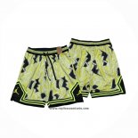 Pantalone Jordan Just Don 2025 Amarillo Negro