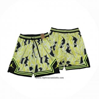 Pantalone Jordan Just Don 2025 Amarillo Negro