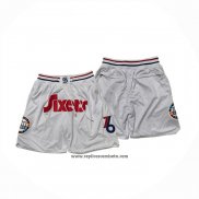 Pantalone Philadelphia 76ers Ciudad Just Don 2024-25 Blanco