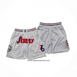 Pantalone Philadelphia 76ers Ciudad Just Don 2024-25 Blanco