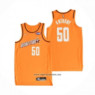 Camiseta 2022 Rising Star Cole Anthony #50 Worthy Naranja