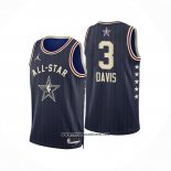 Camiseta All Star 2024 Los Angeles Lakers Anthony Davis #3 Azul