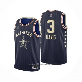 Camiseta All Star 2024 Los Angeles Lakers Anthony Davis #3 Azul