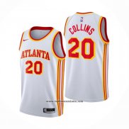 Camiseta Atlanta Hawks John Collins #20 Association 2020-21 Blanco