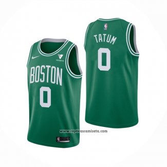 Camiseta Boston Celtics Jayson Tatum #0 Icon 2021-22 Verde