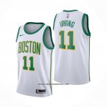 Camiseta Boston Celtics Kyrie Irving #11 Ciudad Blanco