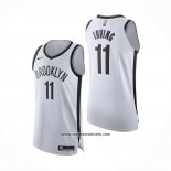 Camiseta Brooklyn Nets Kyrie Irving #11 Association Autentico Blanco