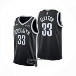 Camiseta Brooklyn Nets Nic Claxton NO 33 Icon 2025-26 Negro