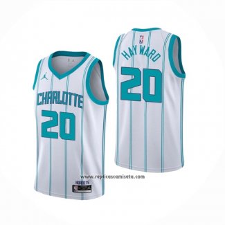 Camiseta Charlotte Hornets Gordon Hayward #20 Association 2020-21 Blanco