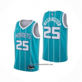 Camiseta Charlotte Hornets P.J. Washington #25 Icon 2020-21 Verde