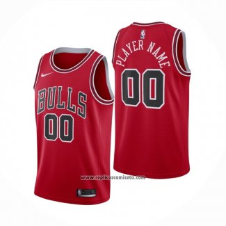 Camiseta Chicago Bulls Personalizada Icon Rojo