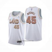 Camiseta Cleveland Cavaliers Donovan Mitchell #45 Ciudad 2022-23 Blanco