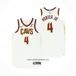 Camiseta Cleveland Cavaliers Kevin Porter Jr. #4 Association Autentico Blanco