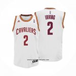 Camiseta Cleveland Cavaliers Kyrie Irving #2 Blanco