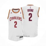 Camiseta Cleveland Cavaliers Kyrie Irving #2 Blanco