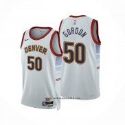 Camiseta Denver Nuggets Aaron Gordon #50 Ciudad 2022-23 Blanco