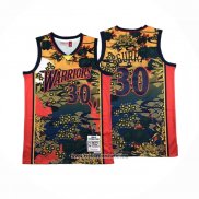 Camiseta Golden State Warriors Stephen Curry #30 Mitchell & Ness 2009-10 Rojo