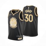 Camiseta Golden State Warriors Stephen Curry #30 Select Series Oro Negro