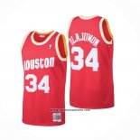 Camiseta Houston Rockets Hakeem Olajuwon #34 Mitchell & Ness 1993-94 Rojo