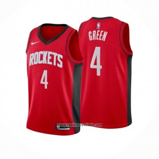 Camiseta Houston Rockets Jalen Green #4 Icon 2024-25 Rojo