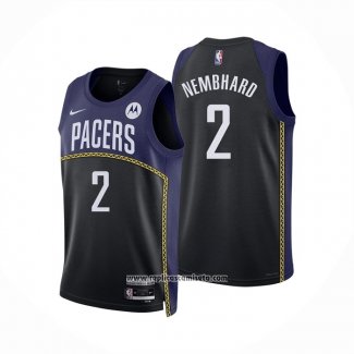 Camiseta Indiana Pacers Andrew Nembhard #2 Ciudad 2022-23 Azul