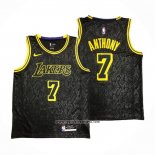 Camiseta Los Angeles Lakers Carmelo Anthony #7 Black Mamba Negro
