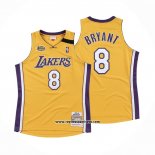Camiseta Los Angeles Lakers Kobe Bryant #8 Mitchell & Ness 1999-00 Amarillo