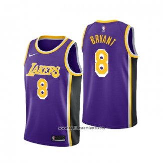 Camiseta Los Angeles Lakers Kobe Bryant #8 Statement Violeta