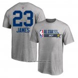 Camiseta Manga Corta All Star 2024 LeBron James Gris