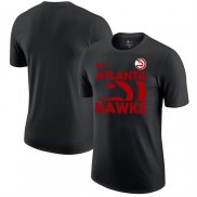 Camiseta Manga Corta Atlanta Hawks Negro