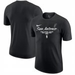 Camiseta Manga Corta San Antonio Spurs Negro