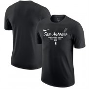 Camiseta Manga Corta San Antonio Spurs Negro