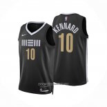 Camiseta Memphis Grizzlies Luke Kennard #10 Ciudad 2023-24 Negro