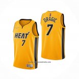 Camiseta Miami Heat Goran Dragic #7 Earned 2020-21 Oro