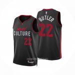 Camiseta Miami Heat Jimmy Butler #22 Ciudad 2023-24 Negro