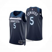 Camiseta Minnesota Timberwolves Anthony Edwards #5 Icon Azul