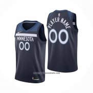 Camiseta Minnesota Timberwolves Personalizada Icon Azul