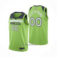 Camiseta Minnesota Timberwolves Personalizada Statement Verde