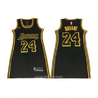 Camiseta Mujer Los Angeles Lakers Kobe Bryant #24 Negro