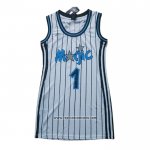 Camiseta Mujer Orlando Magic Anfernee Hardaway #1 Retro Blanco